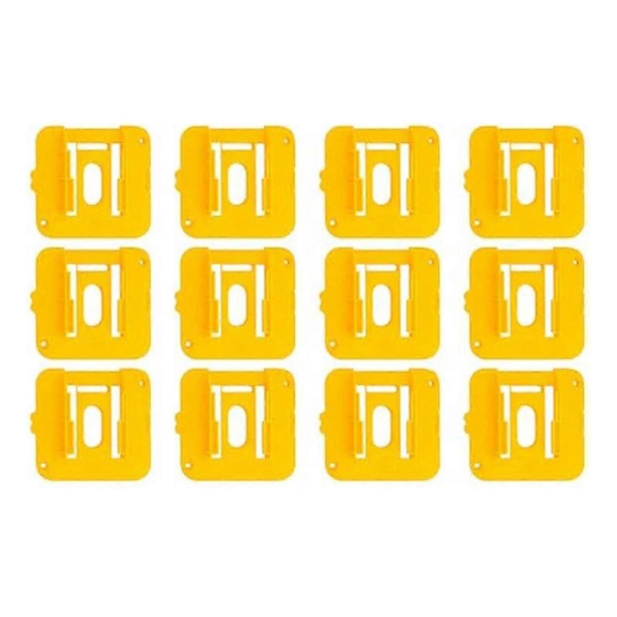 12Pack Battery Holder for Dewalt 20V Battery Mounts Dock Holder