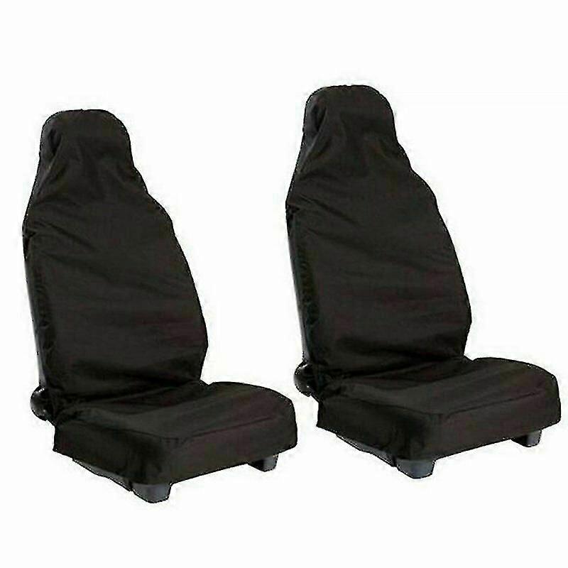 Universal-Vordersitzbezüge für Transporter, wasserdicht Heavy Duty schwarz 2er-Pack