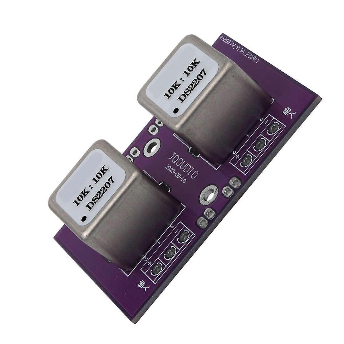 1 Pair 10K:10K Permalloy Audio Transformer Audio Isolator