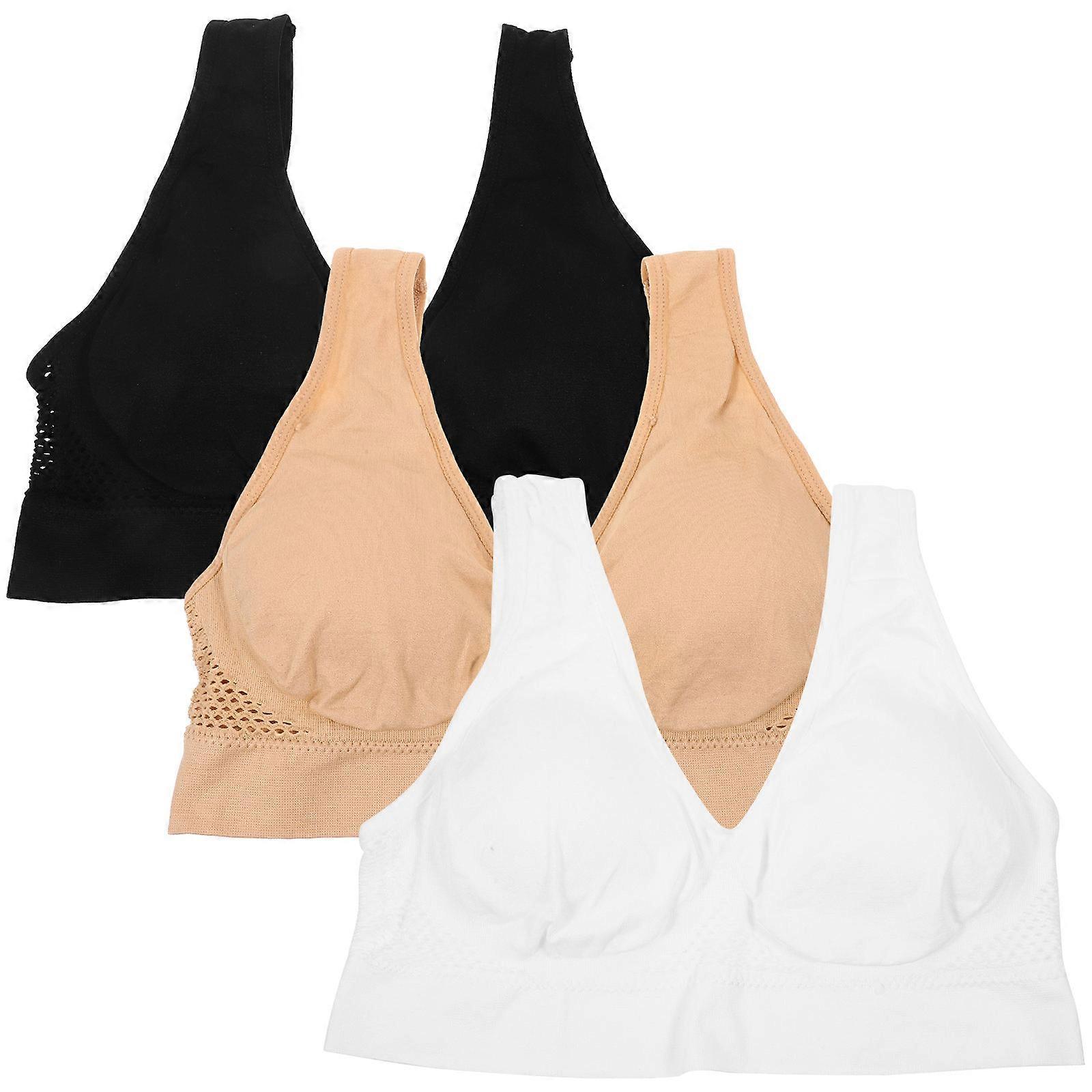 Women's Sports Bra Packs with Breathable Mesh for Gym Workouts and Everyday Wear Nylon Assorted Color XL