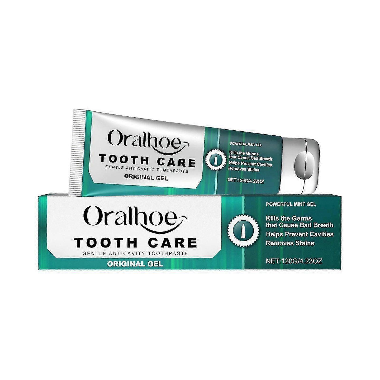 Teeth Whitening Toothpaste, Mint Favor, Removal Bad Breath, Oral Care, Fluoride Toothpaste for Strong Teeth & Gum | Anti Cavity Toothpaste