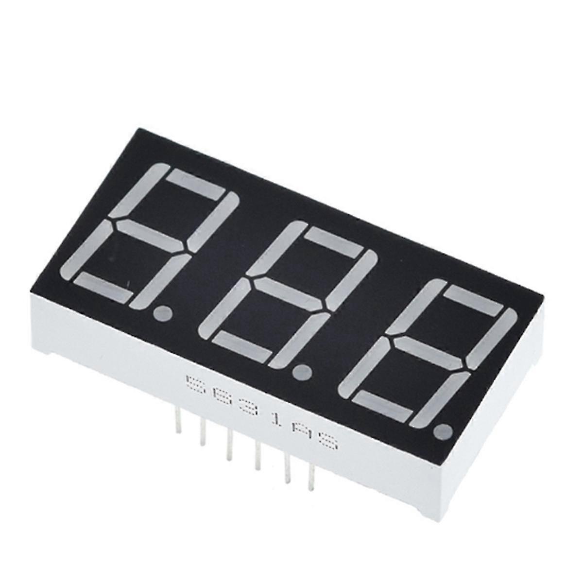 0.56 Inch LED Display 7 Segment Digital Tube Red Common Cathode 3 Bit Digit Display