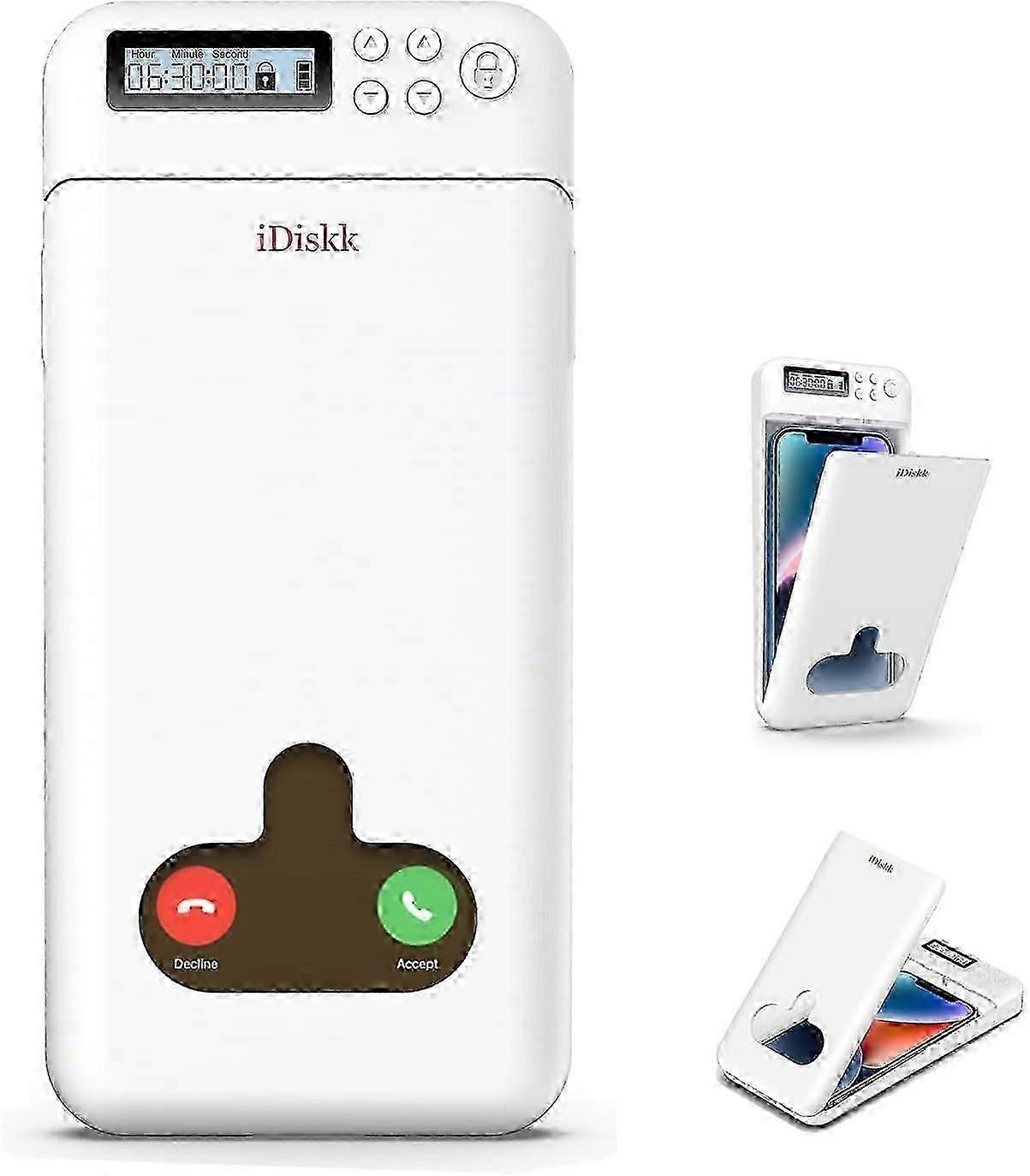 IDiskk Telefonschloss mit Timer, geeignet für Android iPhone Timing Lock Box