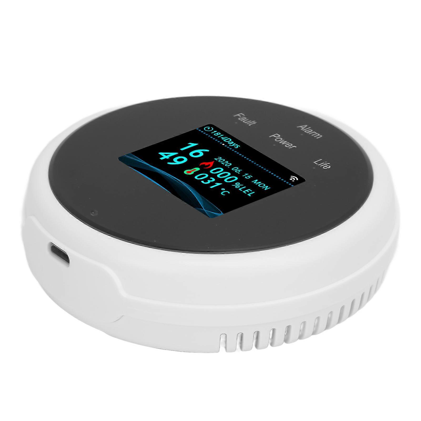 WiFi Gas Alarm JMX018 Natural Methane Detector 100-240V Plug