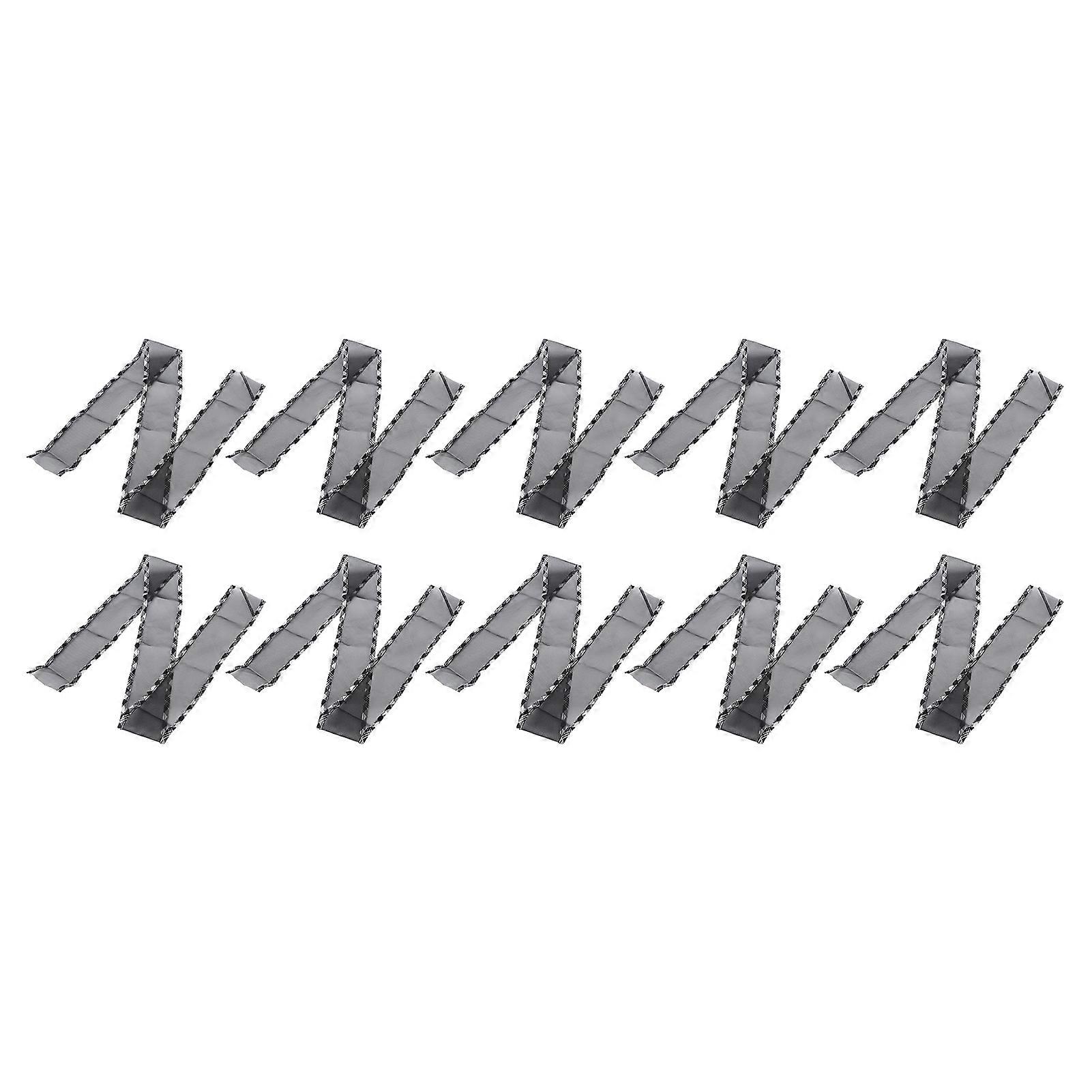 10 Yards Black C1 Edge Ribbon Polyester Tulle 2.6in for DIY