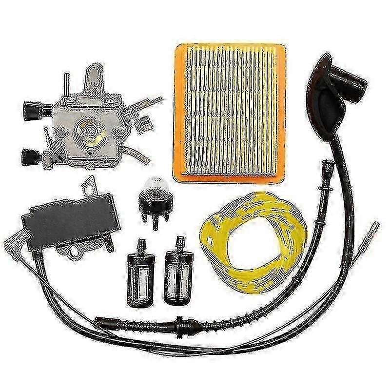 Carburetor for Stihl Fs120 Fs200 Fs250 with ignition coil