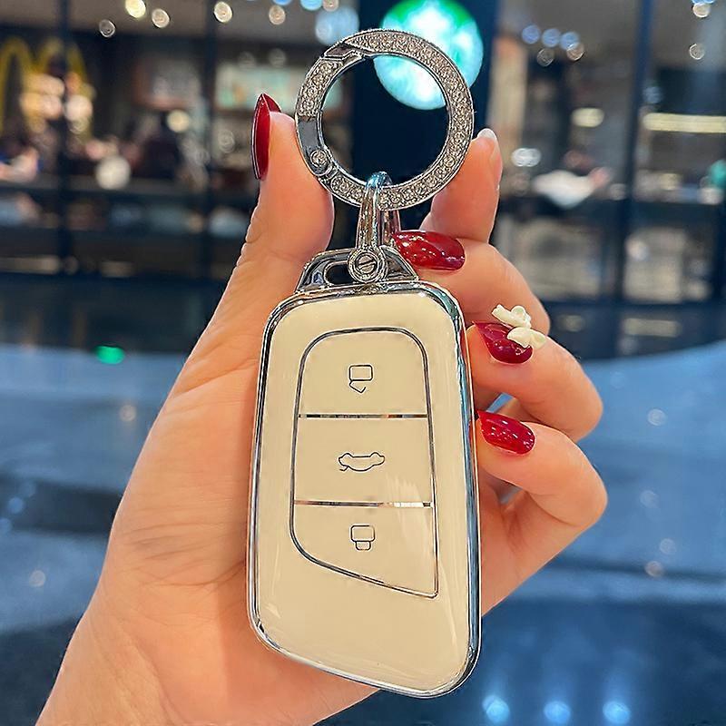 New TPU Car Key Remote Case Cover For Chery Tiggo 4 5X 7 Pro 8 Exeed Txl Tx Lx 3 Buttons Smart Key Shell Fob Car Accessories~07081