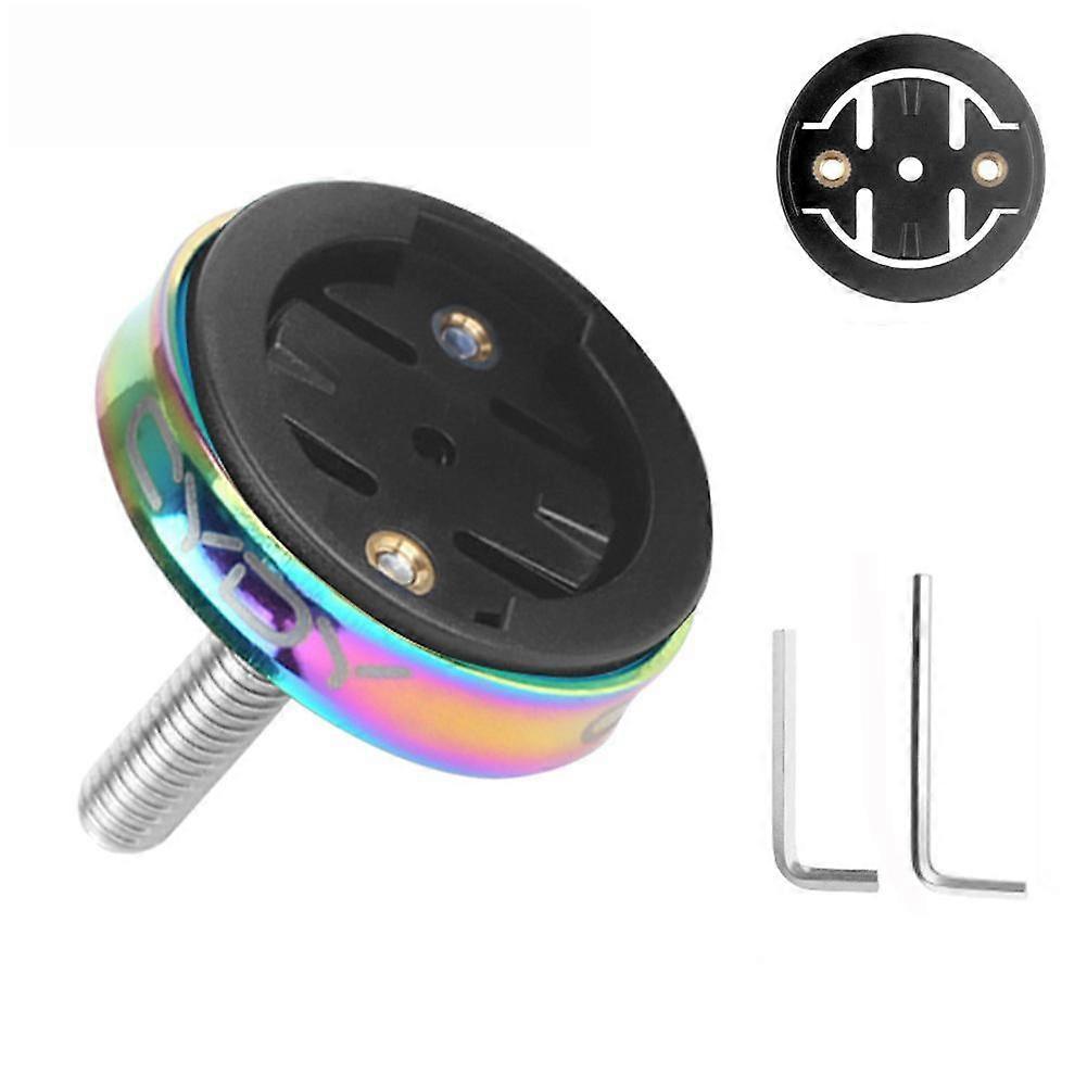 Bike Computer Holder Stopwatch Mount Bracket Stem Top Cap Suitable Garmin Edge