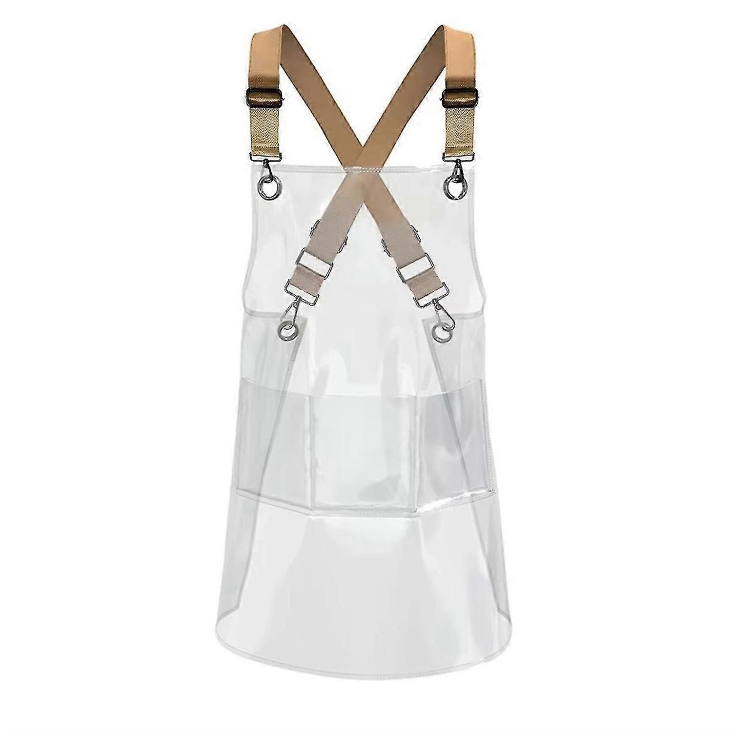 Kitchen Hair Salon Barber Apron with Pockets C