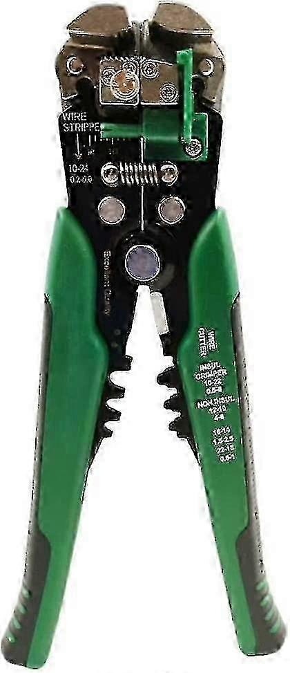 2025 Automatic Wire Cutter Crimping Plier Wire Stripper Multi-function Crimper Connector Tool - Dark Green