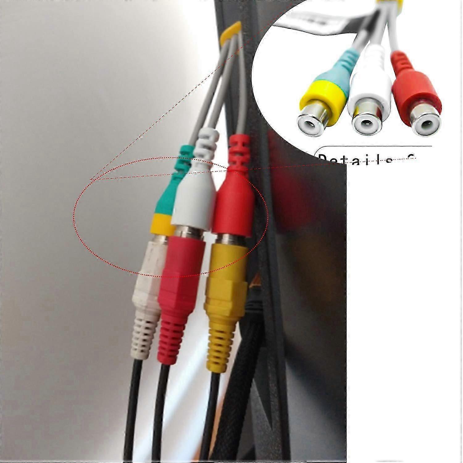 Video AV Component Adapter Cable Replacement for Samsung TV, 3 RCA to AV Input Adapter Cable for Samsung TV 2025