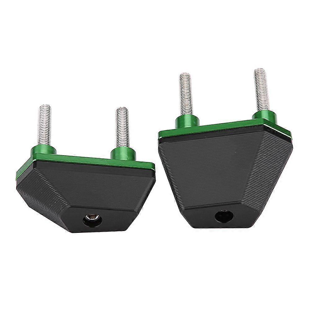 1 Pair Motorcycle Frame Sliders Falling Crash Pad Protector for Kawasaki Z800 Z1000 Z750 Green