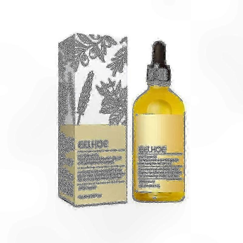 Herbal Hair Growth Oil, 60ml Natural Solution for Thicker Hair, Enhances Volume and Strength, Pack of 1-3 Bottles