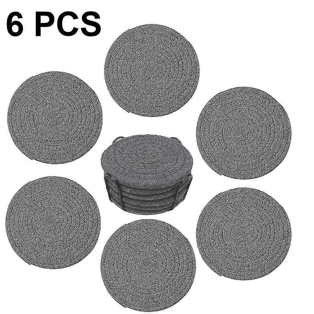 6 Pieces Pot Trivets Large Braided Woven Trivet Coaster, Cotton Thread