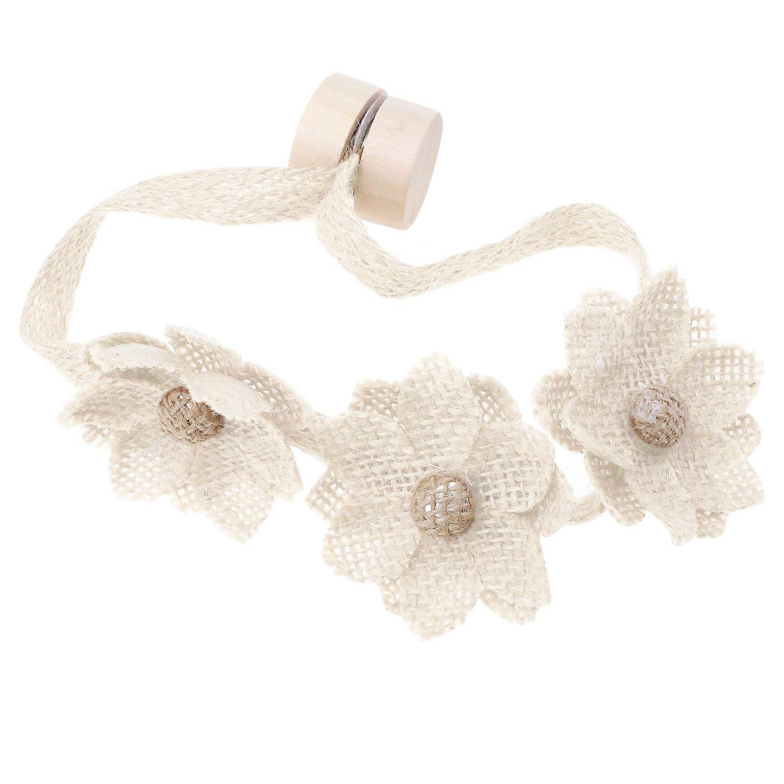 Lovely Flower Curtain Magnetic Tiebacks Decorative Holdback for Curtains
