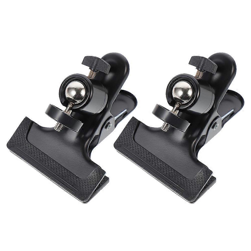 Camera Clamp Ball Head Mount for Studio Use 2Pcs Heavy Duty Clips
