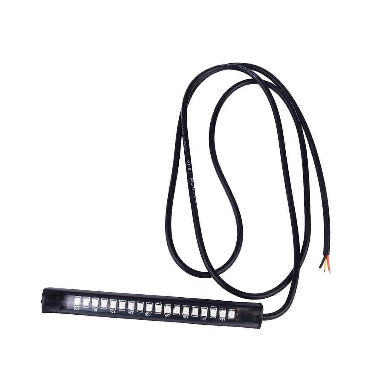 Led Motorcycle Light Strips Waterproof Brake and Indicator Lights, Universal Taillight for Motorcycle and Plate, 2pcs