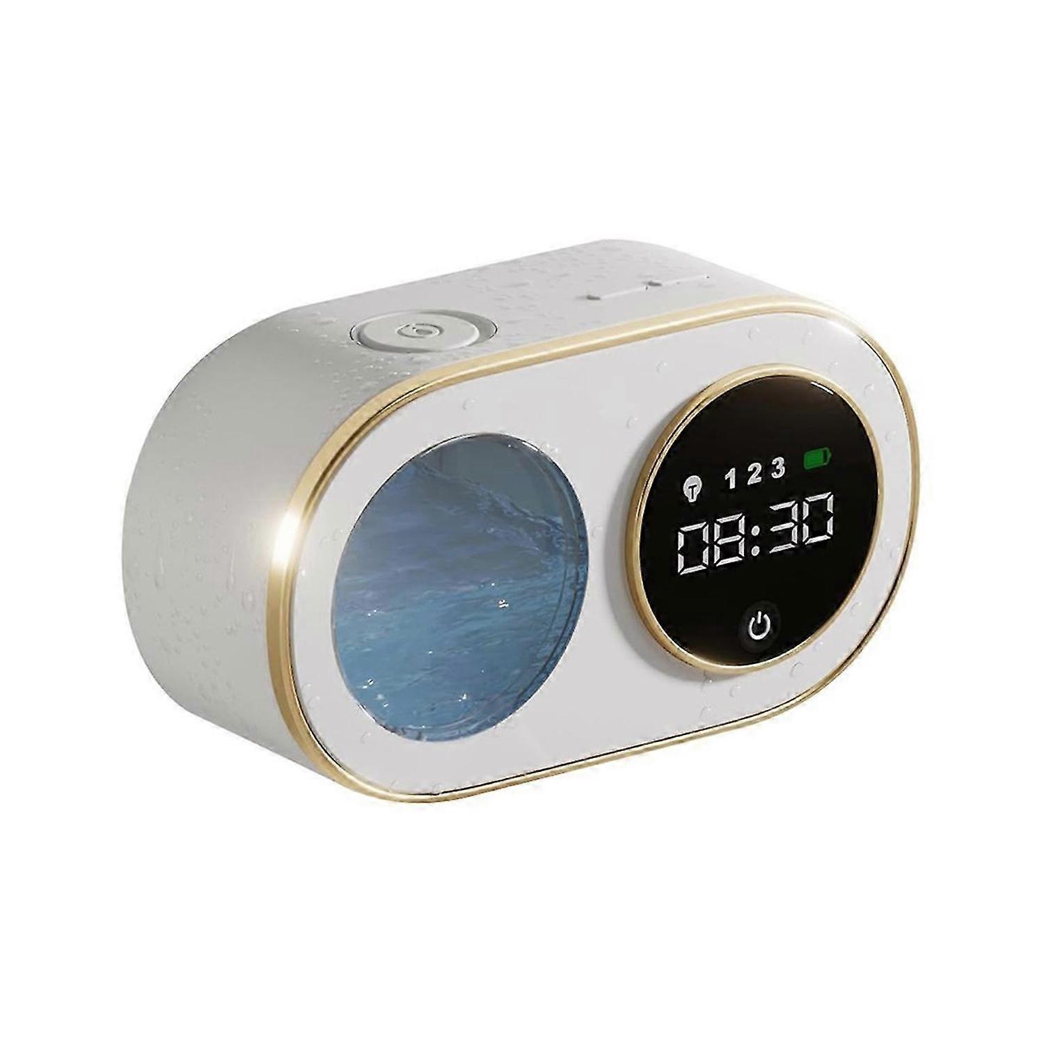 Automatic Foaming Soap Dispenser with HD LED Digital Clock Foam Soap Dispenser Wall Mount Rechargeab