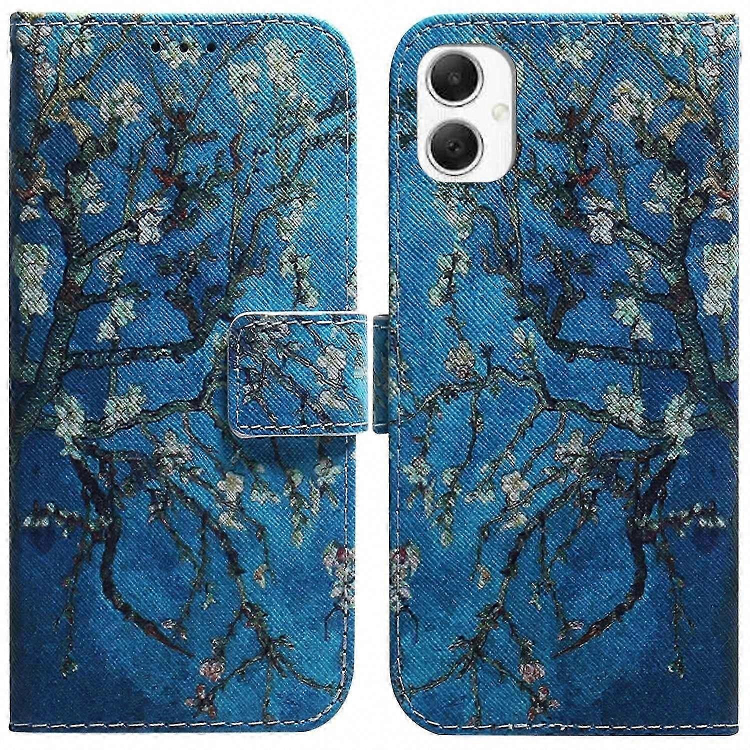 Galaxy A06 4G Wallet Case with Pattern Print Leather Phone Cover
