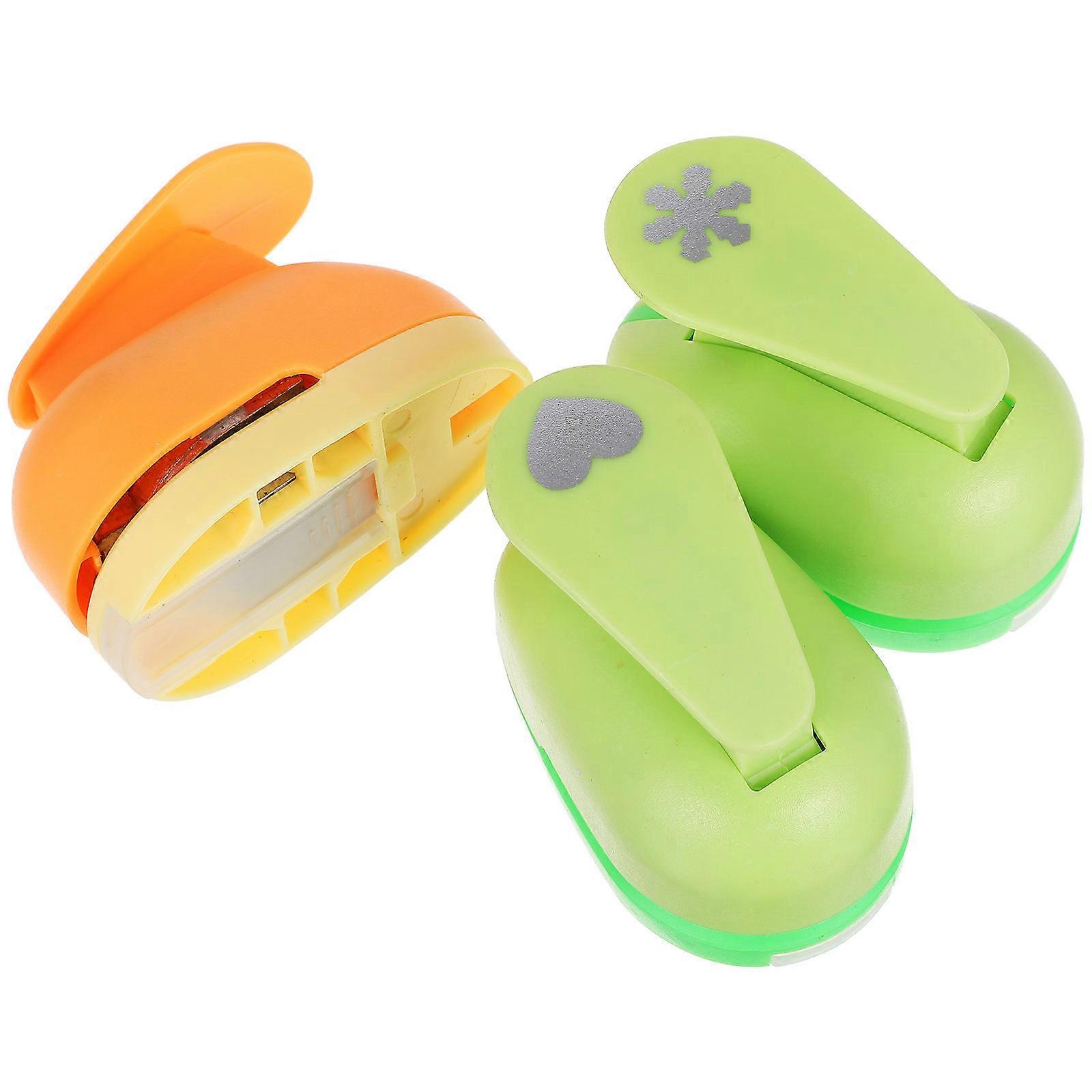 3Pcs Paper Punch Hole Puncher for DIY Craft Plastic Reusable Set