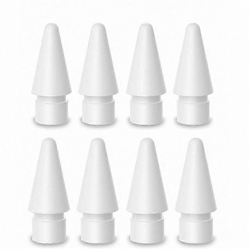 8-Pack White Replacement Nibs Compatible with 1st and 2nd Gen Stylus Tips