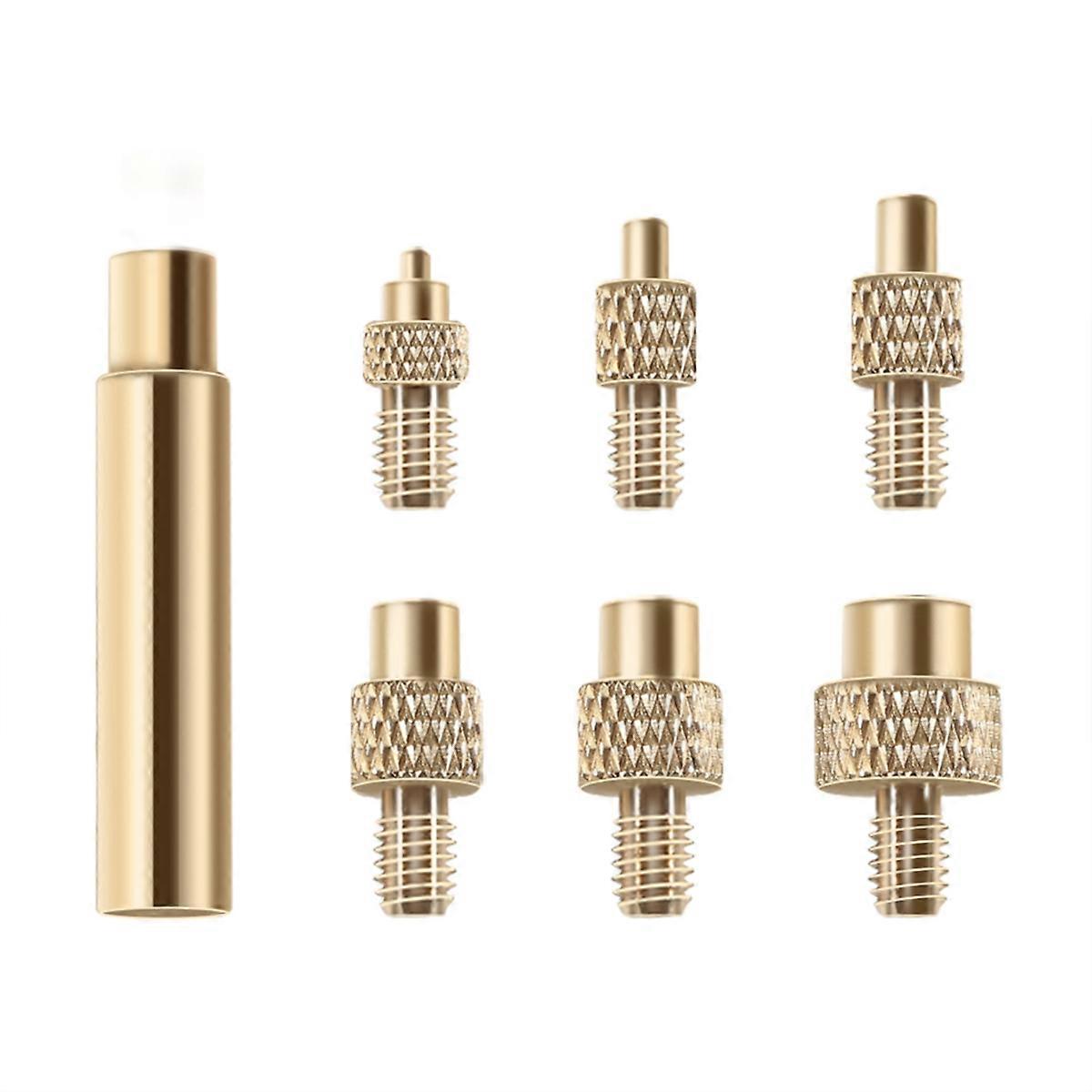 Heat Insert Nut Iron Tip M2 M3 M5 M6 M8 Brass Thread Embedded Kit