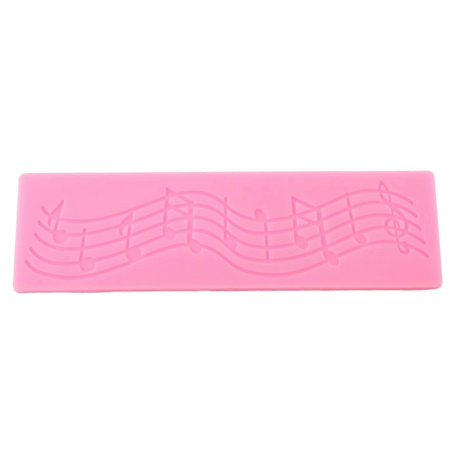 Multiple Musical Notes Shape Silicone Mold Cake Decorating Mat