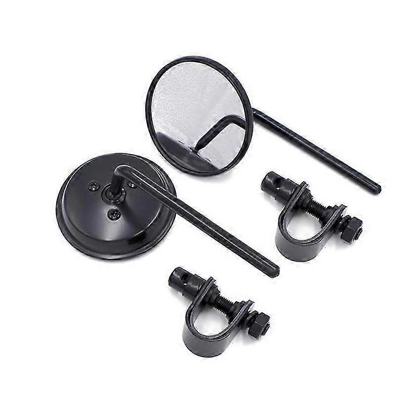 Adjustable Handle Bar End Motorbike Rearview Mirror 1 Pair