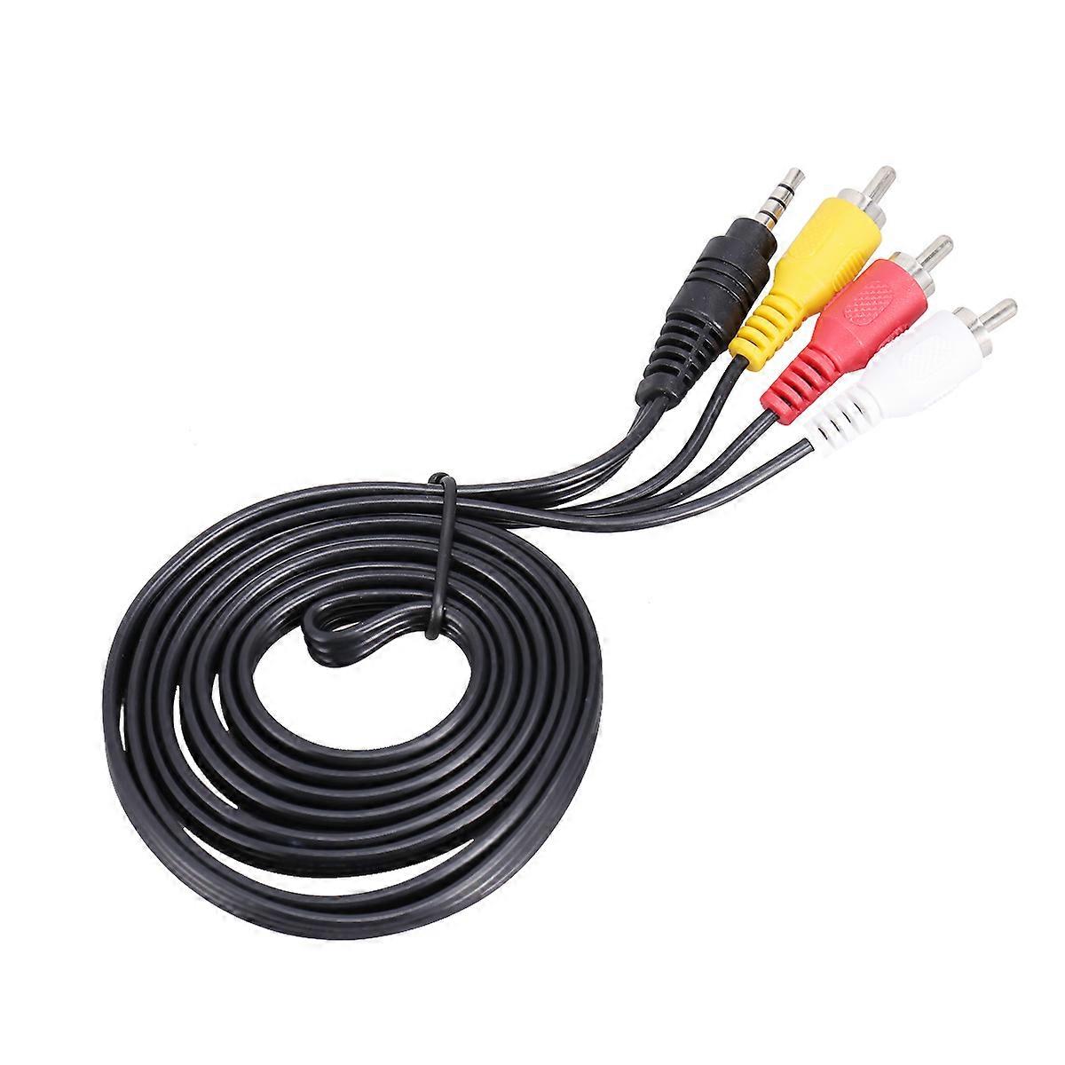 Line Video Cable for Camcorder Plug to 3 Audio Video