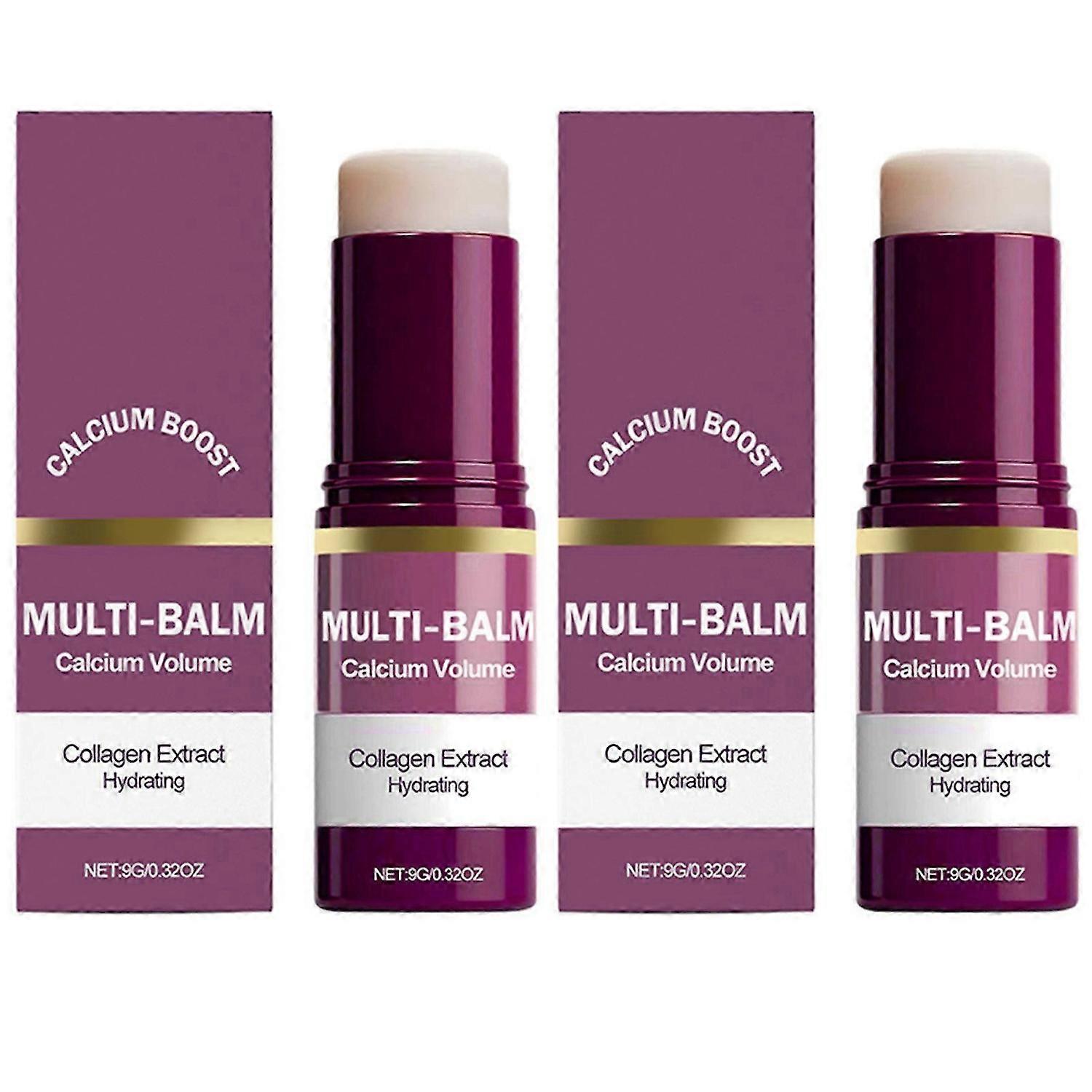 Cemenrete Calcium Multi Balm Stick Hydrating Anti-Aging Balm for All Skin Types, Moisturizing Primer for Dry Skin, Daily Use