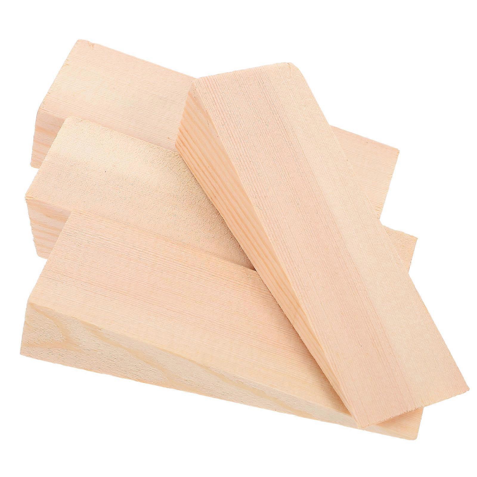 Beige Wooden Triangular Wedge for Windows and Doors 12Pcs Ideal for Installation Projects and Furniture Stabilization