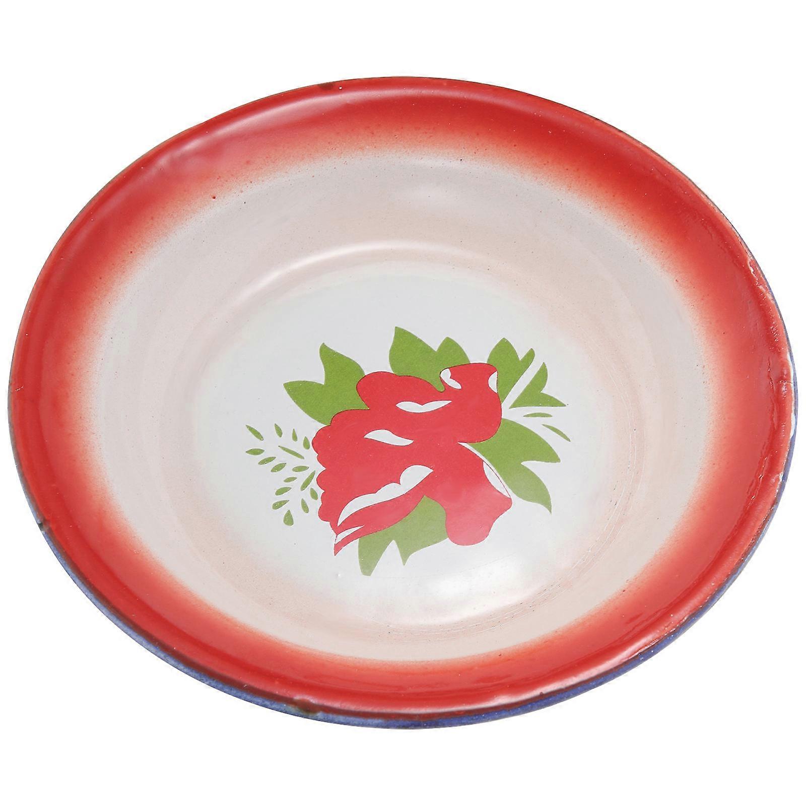 מגש אוכל בסגנון סיני 3 יחידות צלחת חטיפים אמייל לצרכנים כלליים, אוכל, מלון, מסעדה, עיצוב וינטג' מרובע