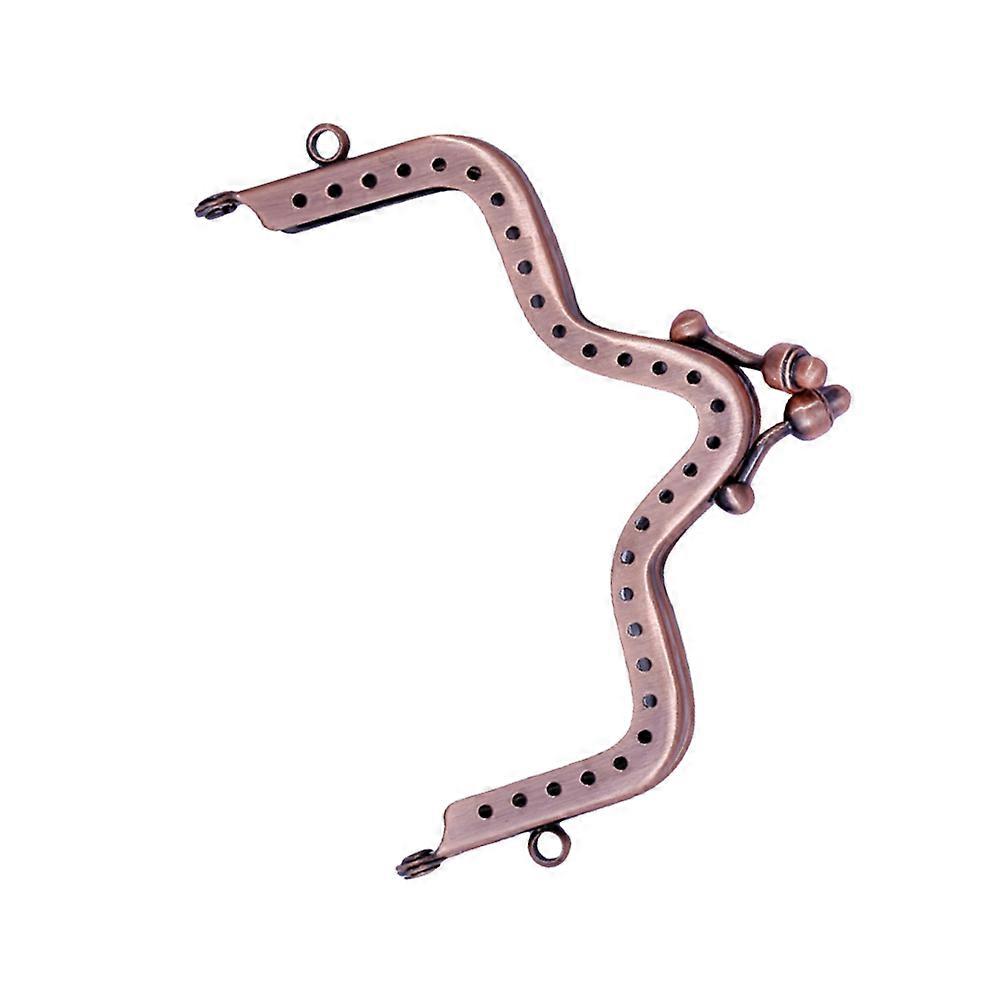 Purse Making Accessories Rose Gold Clutch Frame with Lock 3Pcs for DIY Craft