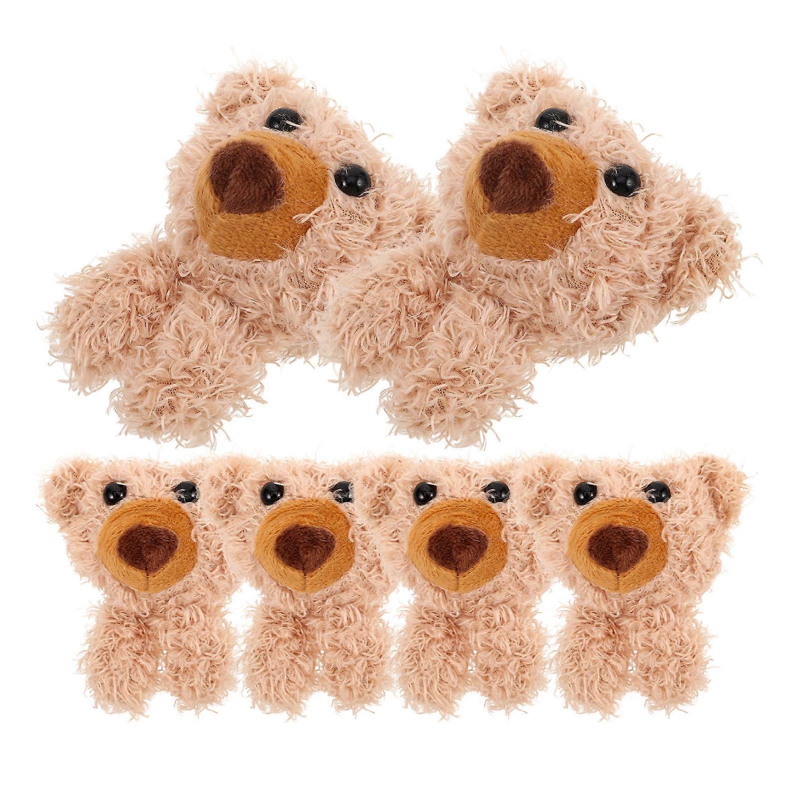 Versatile Plush Bear Decorations 24Pcs For Women Clothing And Bag Accessories With Unique Design And Soft Material