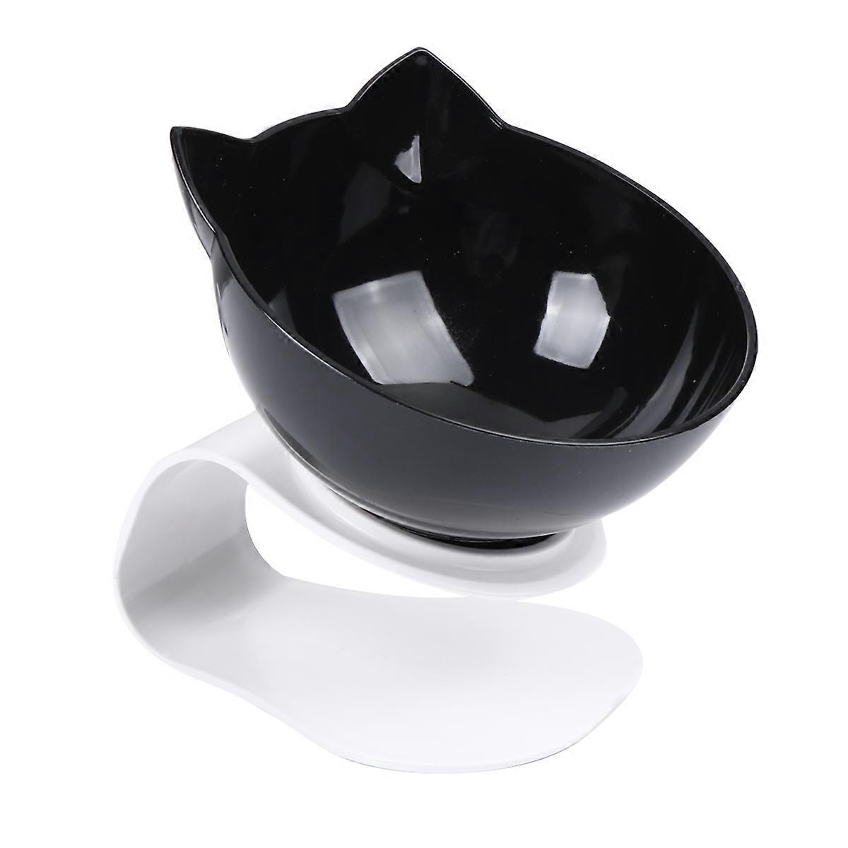 Cat Bowl for Neck Guard Plastic Feeder with Tilts One Piece