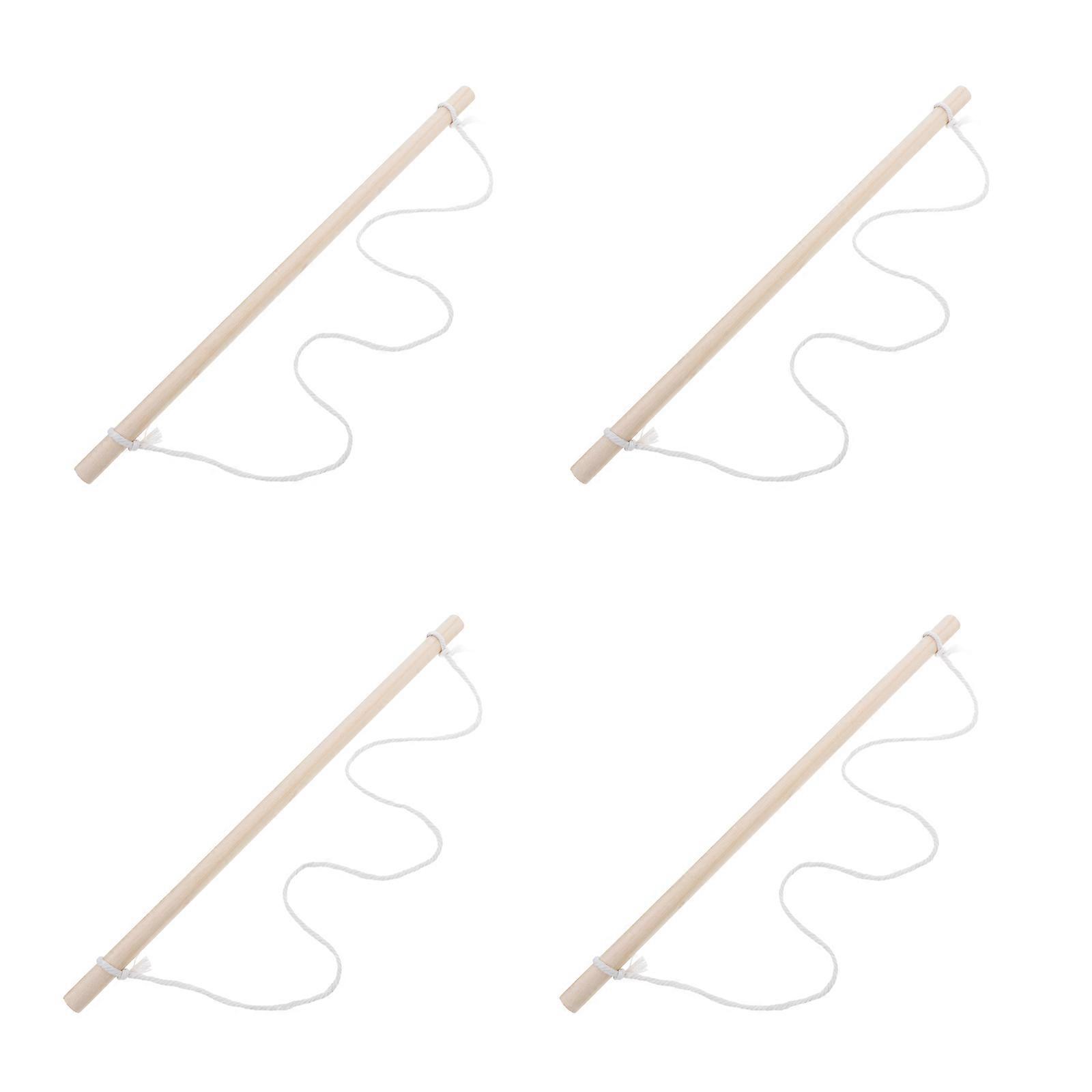 Cylindrical Wooden Banner Flag Poles 12 Pcs Sleek Design For Indoor Use Durable Craftsmanship Suitable For Garden Decor