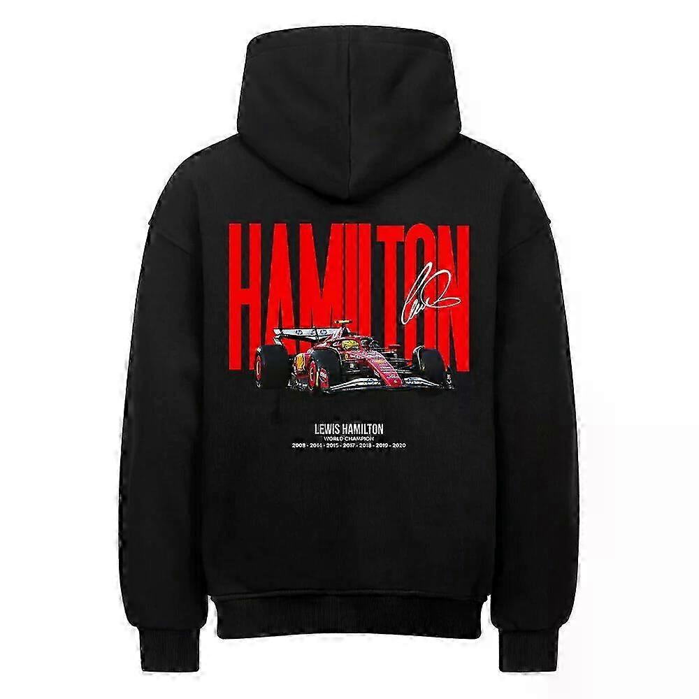 Hamilton Schwarzer Hoodie Pullover Rockinstone