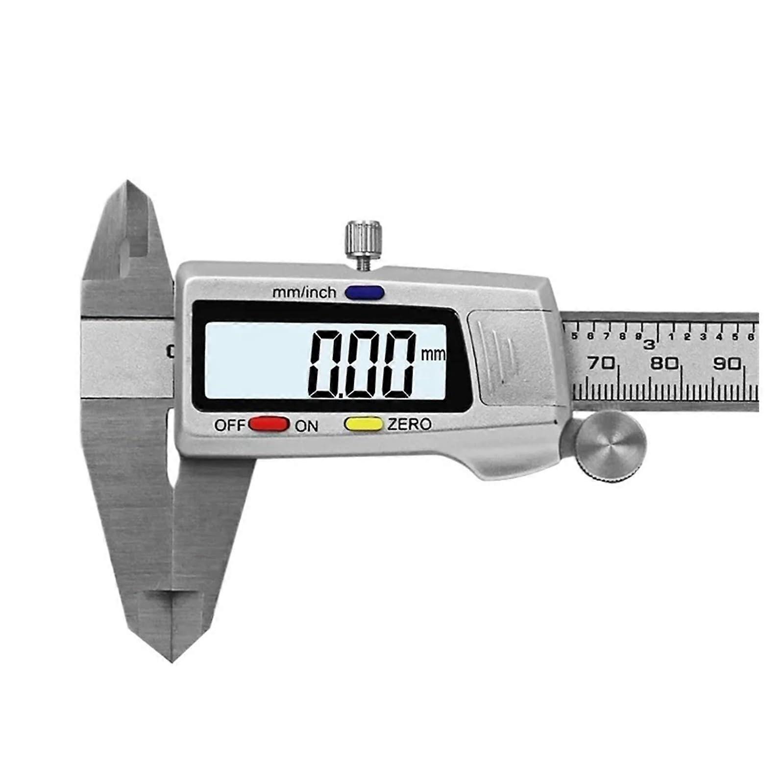 Digital Caliper Stainless Steel 6Inch 150mm Measuring Tool With LCD Display