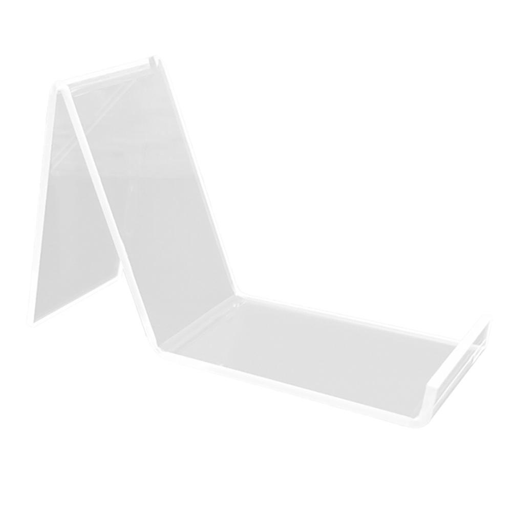 Acrylic Shoe Retail Stand Shoe Display Stand for Displaying 2Sets White
