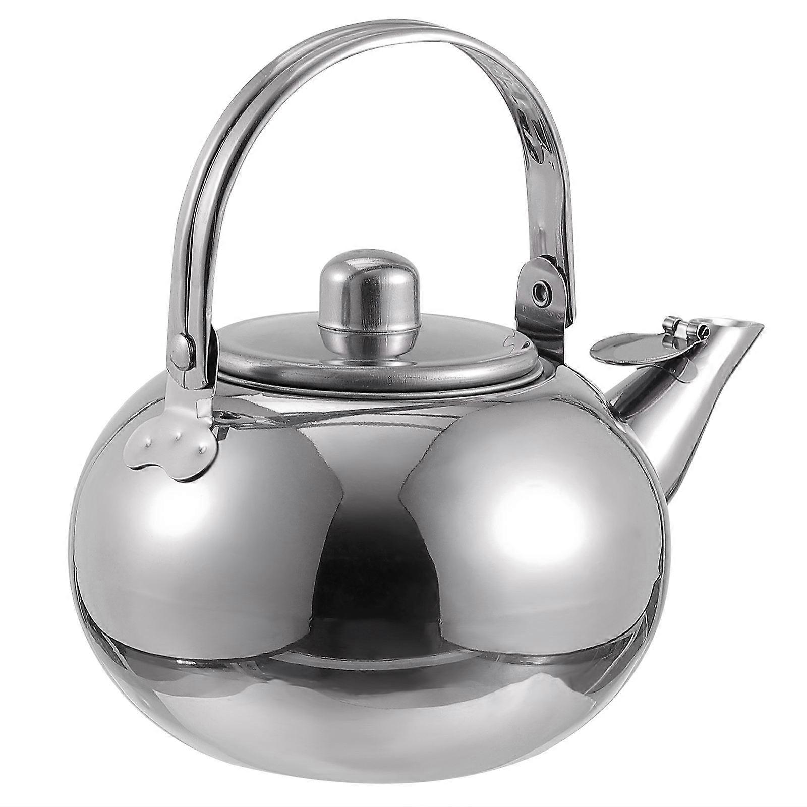 Large Capacity Teapot Stainless Steel for Home Use 3Pcs Set