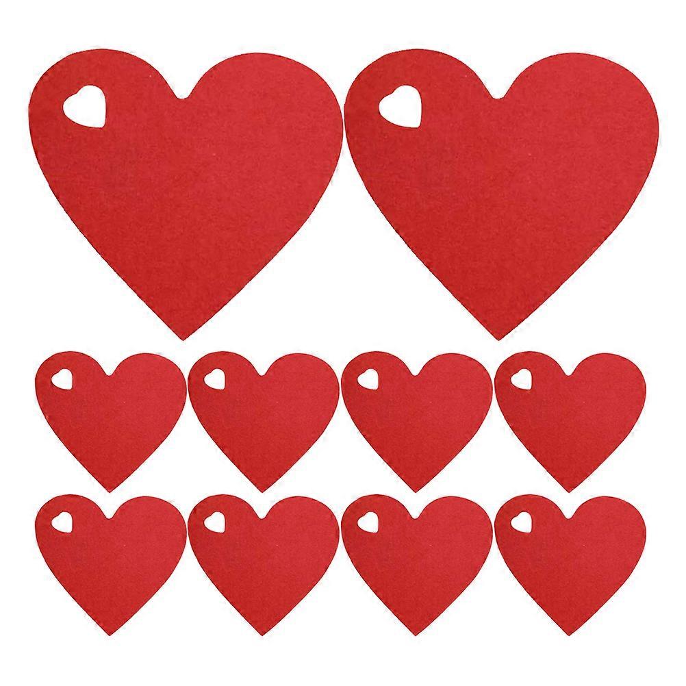 Heart Shaped Paper Tags 400Pcs Red Valentine Day Labels For Presents Wrapping Easy Hanging Strings For Birthdays