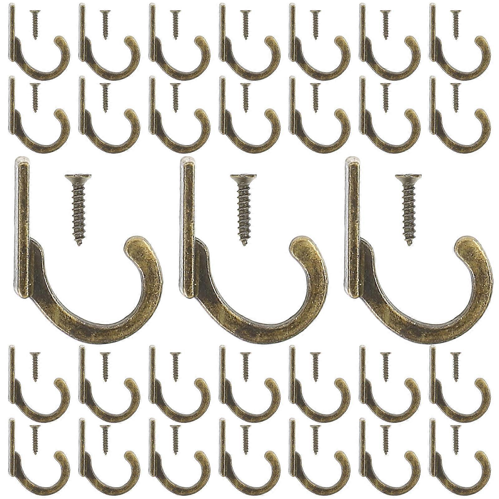 174 Pcs Wall Mounted Coffee Cup Holder Key Hook Rustic Design For Home Use Dark Brown