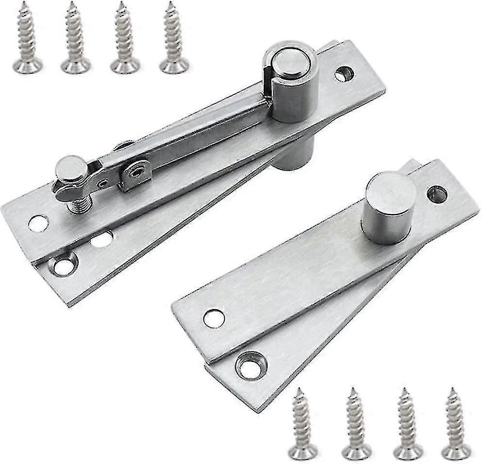 Drehscharnier, Tür-Pivot-Scharnier, verdeckter Pivot, Up- und Down-Pivot-Türscharnier, Edelstahl (Silber)