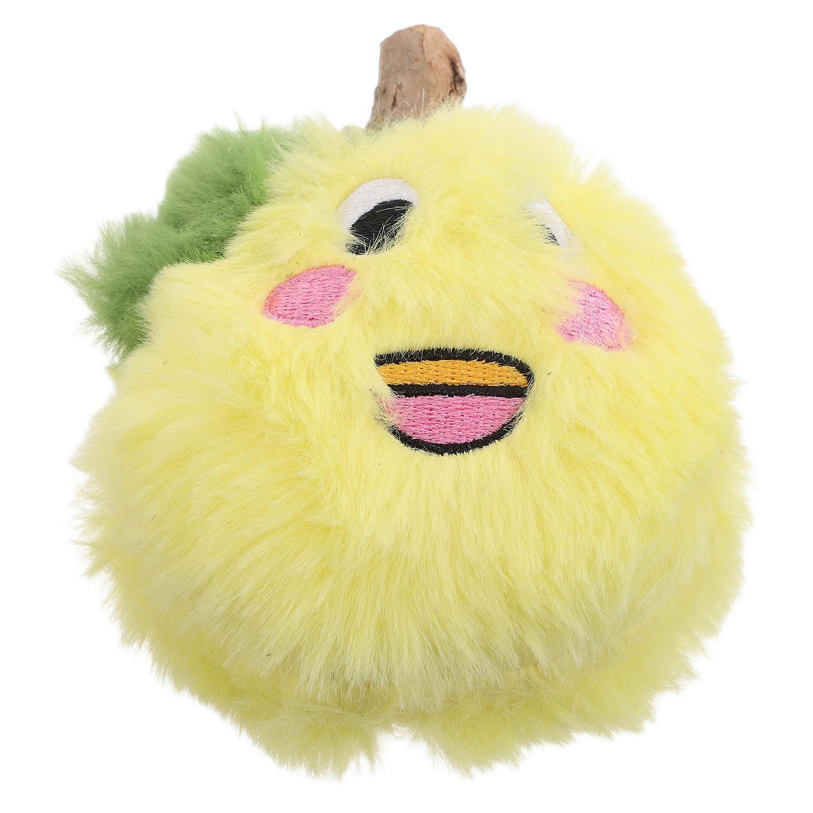 Catnip Chew Toy Pear Shape for Indoor Cats 4Pcs Boredom Relief Playset