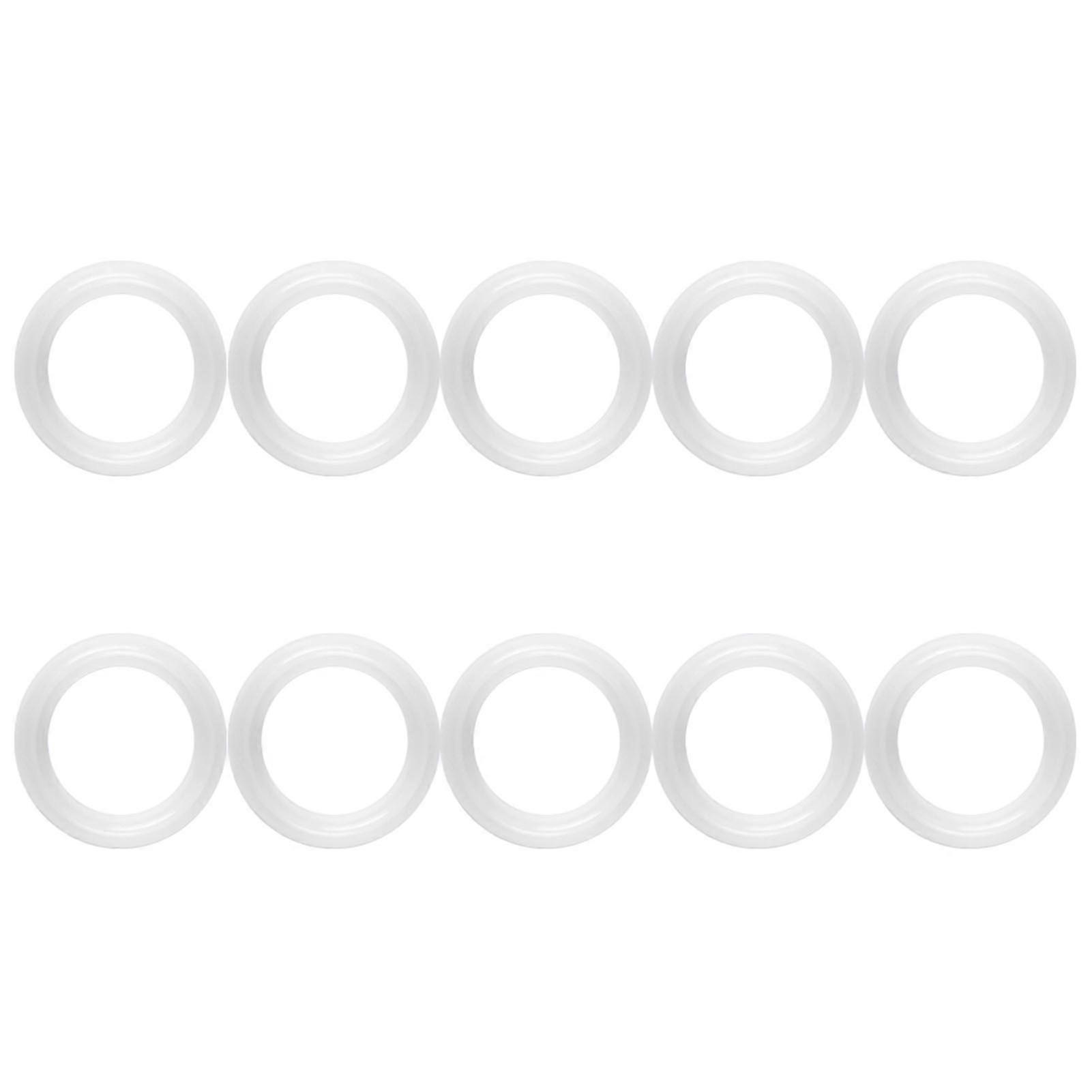 10 st/set 1,5" sanitärklämma silikonpackning ringbricka