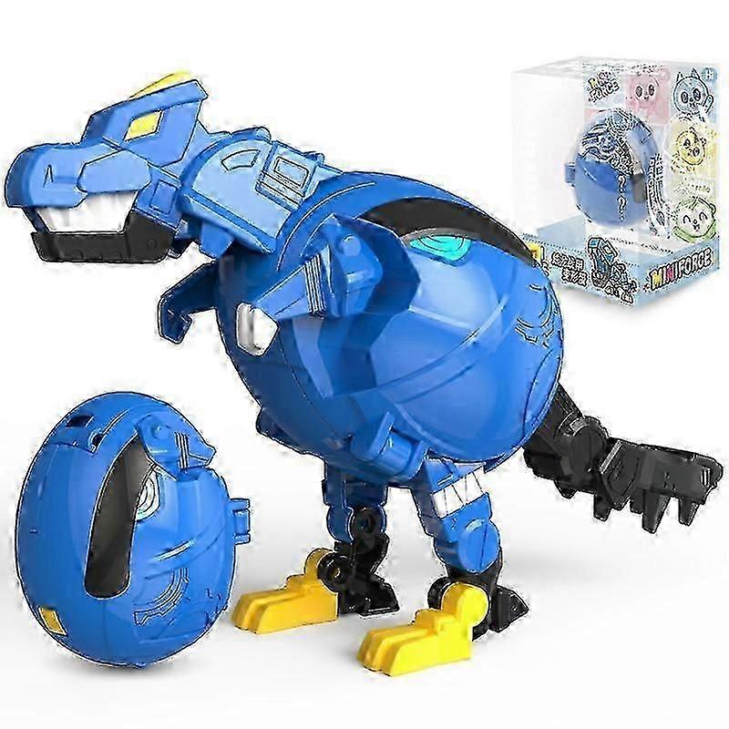 Mini Force Super Gino Power Deformation Eggs Robot Toys Action Figures MiniForce X Simulation Animal Transformation Dinosaur Toy