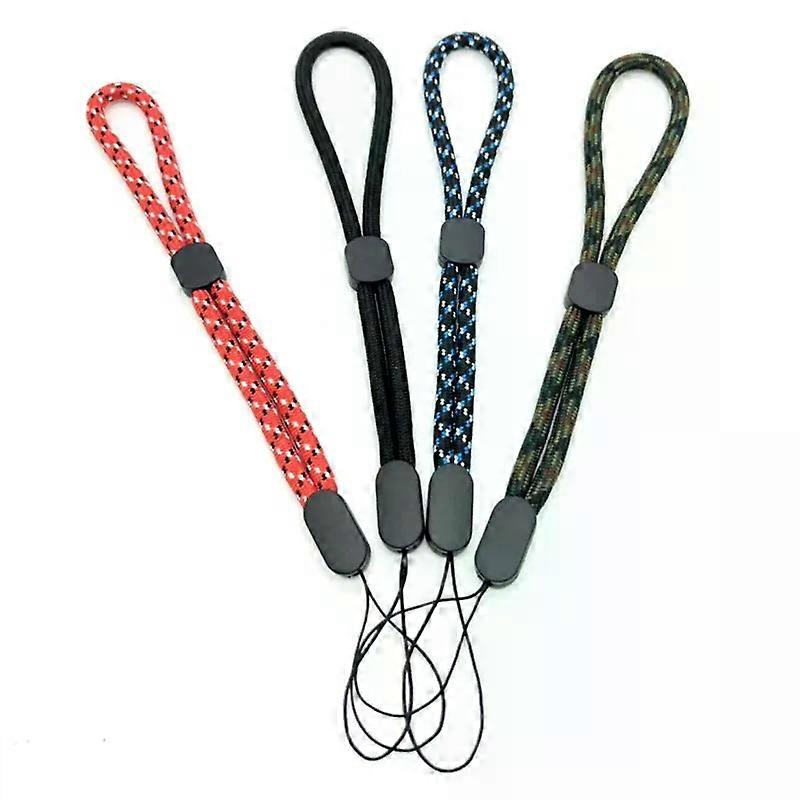 4Pcs Adjustable Wrist Lanyard Mobile Phone Straps Nylon Hand Wrist Straps for Camera Keychains USB Flash Drive U Disk Lanyards