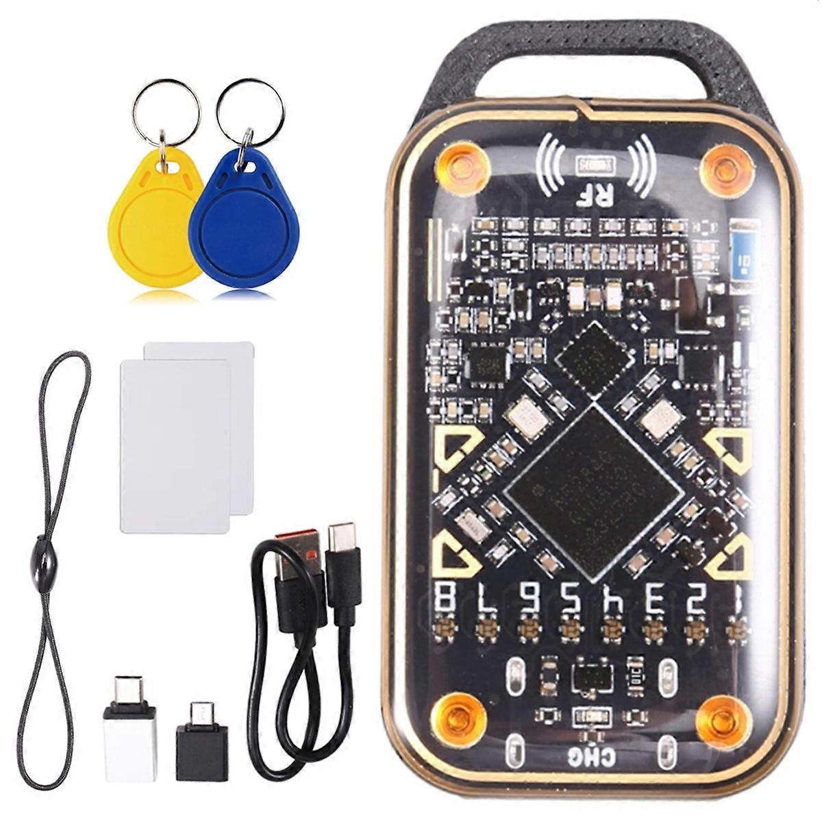 Upgrade Chameleon Ultra Smart Card Emulator+2xUID Card/Keychain RFID Smart Chip Reader 125K 13.56M C