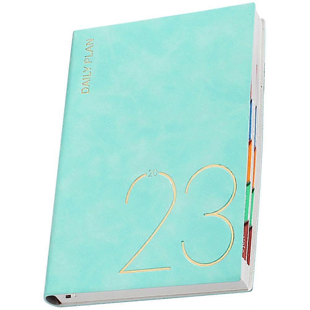2Pcs Schedule Plan Pad for Writing Use Efficient Date Planner 2023 Green