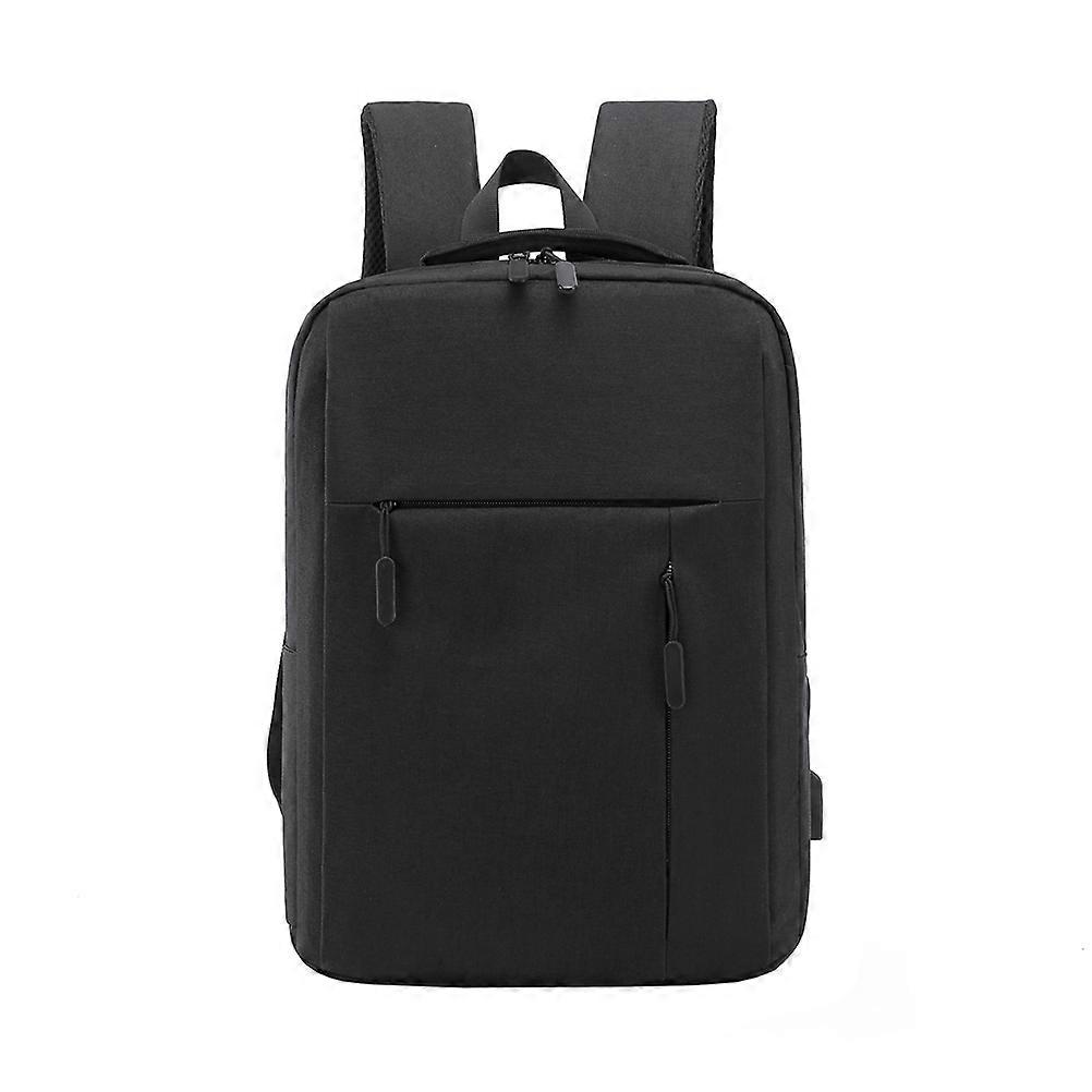 Male Backpack Durable Laptop Backpack for Storage Use 2Pcs Black